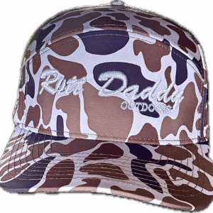 Brown Drift Camo Rutt Daddy lettering Performance Cap