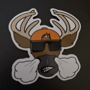 Blowing Smoke Sticker